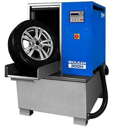 Автоматическая установка для мойки колес Wulkan 300H KART с нагревом воды ширина колеса до 305мм