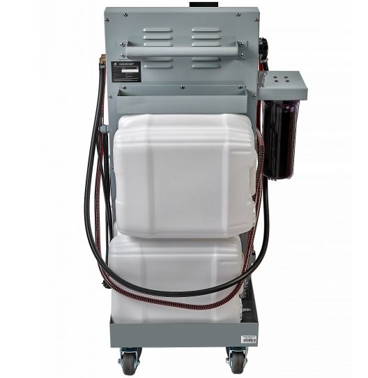 Установка для замены и промывки масла в АКПП электрическая 220В, с насосом 6 л/мин, фильтрацией 5 мкм, объем 2х20 л GrunBaum ATF3000