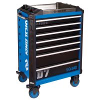 Тележка инструментальная KING TONY 87SQ31-7B-BK, 7 ящиков, без инструментов