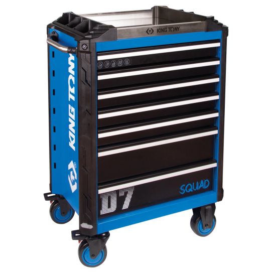 Тележка инструментальная KING TONY 87SQ31-7B-BK, 7 ящиков, без инструментов