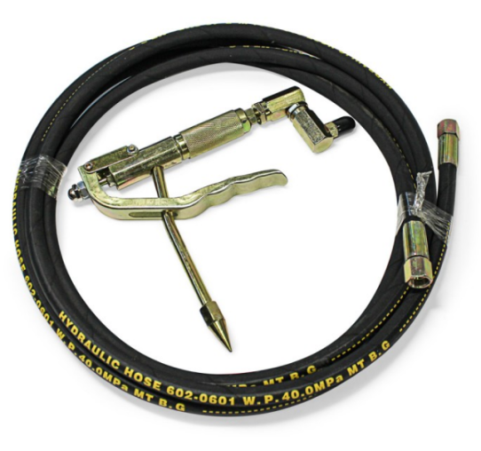 Нагнетатель смазки пневматический с емкостью 12 л, давление до 400 бар, шланг 4 м, Forcekraft FK-TRH12