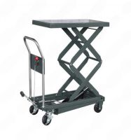 Стол подъемный гидравлический 350кг, 360-1300мм HOREX T85035, передвижной, двойные ножницы