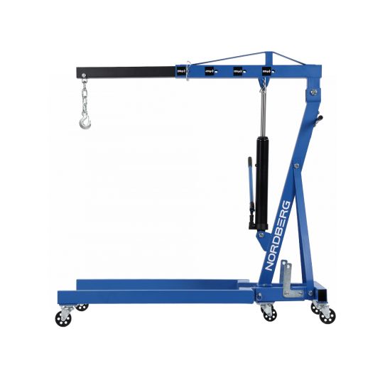 Кран гаражный подкатной 680 кг Nordberg N3707 гидравлический складной, с высотой подъема до 1980 мм