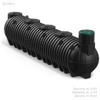 Емкость пластиковая 15000л TDL15000Y1