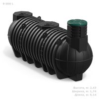 Емкость пластиковая 9000л TDL9000Y1