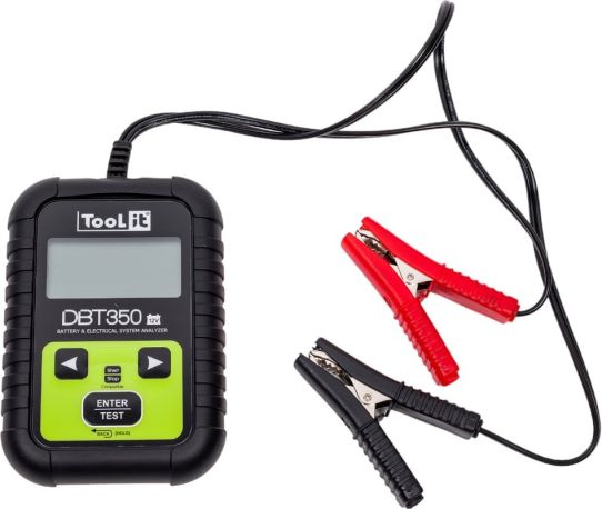 Тестер аккумуляторов 12В AGM EFB Gel, цифровой индикатор, защита от переполюсовки, 025868 GYS DBT350
