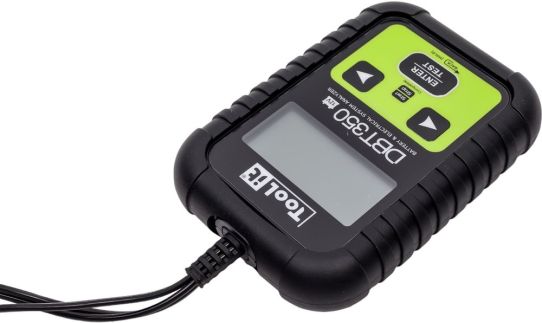 Тестер аккумуляторов 12В AGM EFB Gel, цифровой индикатор, защита от переполюсовки, 025868 GYS DBT350