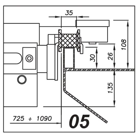 Траверса ручная для установки на яму, 2 т, Werther-OMA OMA 542.05