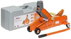 Домкрат подкатной гидравлический 2,3 тонны Airline AJ-2.3F-350PK, автомобильный, в кейсе