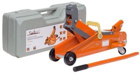 Домкрат подкатной гидравлический 2 тонны Airline AJ-2F-330K, автомобильный, в кейсе