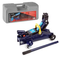 Домкрат подкатной гидравлический 2 тонны AUTOVIRAZH AV-076002, автомобильный, в кейсе