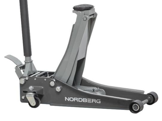 Подкатной гидравлический домкрат до 3 тонн, 75-500мм с педалью Nordberg N32032G