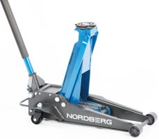 Подкатной гидравлический домкрат до 3 тонн, 75-510мм Nordberg N32034 Подкатной гидравлический домкрат до 3 тонн, 75-510мм Nordberg N32034
