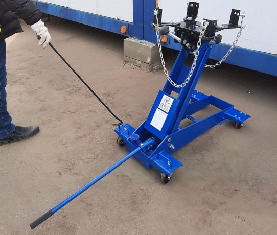 Домкрат трансмиссионный 0.5т подкатной для кпп Техносоюз TS0701