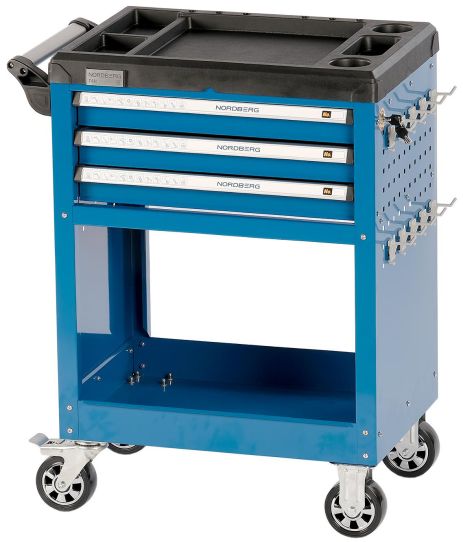Тележка инструментальная, Nordberg T4N, 3 ящика и открытый отсек