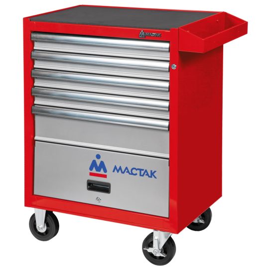 Тележка инструментальная МАСТАК 522-05581MR, 5 ящиков и отсек, без инструментов