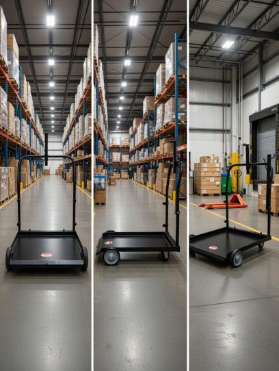 Тележка для бочек 180-220 кг ручная на 4 колесах с платформой APAC 1762.2