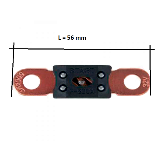 Предохранитель 500A, LEMANIA ENERGY, 0860
