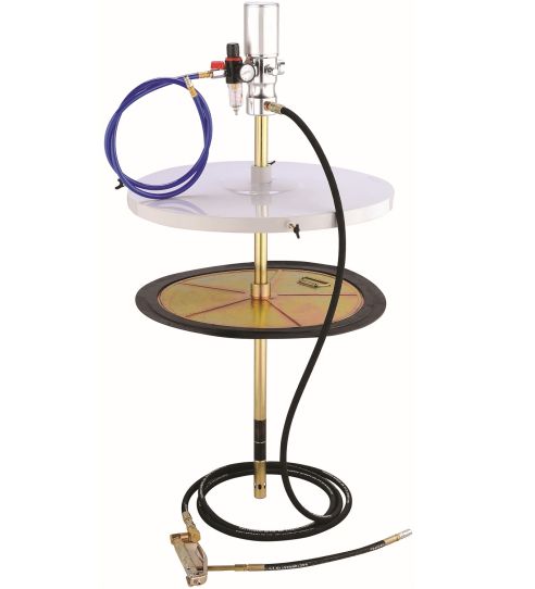 Нагнетатель смазки пневматический для бочек 20-60 л, рабочее давление 6-8 бар, 50:1 Техносоюз TS77060