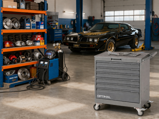 Тележка инструментальная Optimal NT226, 6 ящиков, без инструментов, серая