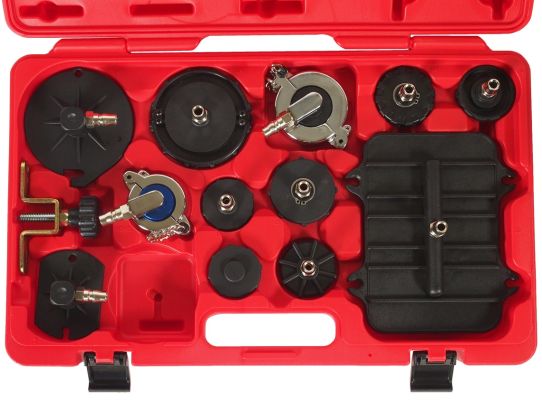 Установка для прокачки тормозной жидкости пневматическая, емкость 5 л, переносная, профессиональная JTC-4331