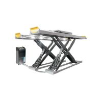 Подъемник ножничный 4,5т, в уровень пола, гладкие трапы, APAC, SATURNUS EV45 N