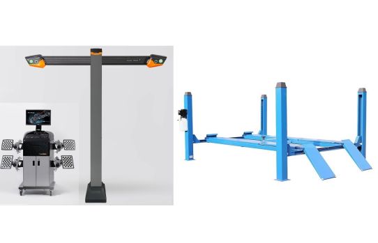 Легковой комплект для сход-развала Техносоюз до 24 дюйма TS5.5D-4L+T 7212 TAB грузоподъемность 5.5т