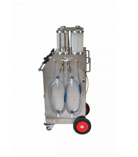 Установка для замены тормозной жидкости пневматическая, 4 м шланг, емкость 5.7 л GrunBaum BRK3000