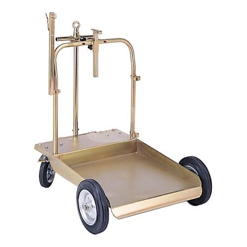 Тележка для бочек 180-220 кг ручная с фиксатором на 4 колесах, RAASM 80201