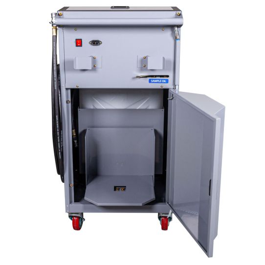 Установка электрическая для замены и промывки масла АКПП с манометром 6 бар, насосом 3.7 л/мин, дисплеем ATF 5000 GrunBaum GB61001