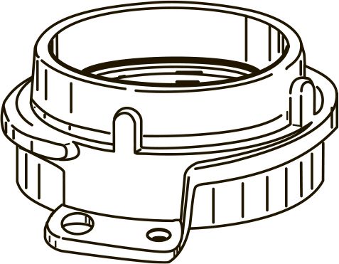 Камлок VK DN 80 крышка для БРС ПАПА Elaflex VK 80 Ms