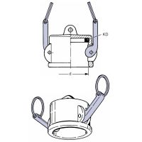 Камлок AMB DN 75 крышка для БРС МАМА Elaflex AMB 75 AL Камлок AMB DN 75 крышка для БРС МАМА Elaflex AMB 75 AL