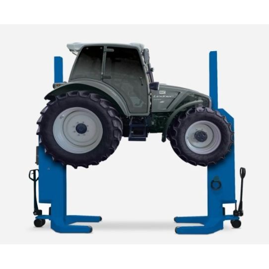 Подкатной подъемник для грузовых авто и агротехники электрогидравлический 17т Ravaglioli RAV308H.2AGR, 2 колонны