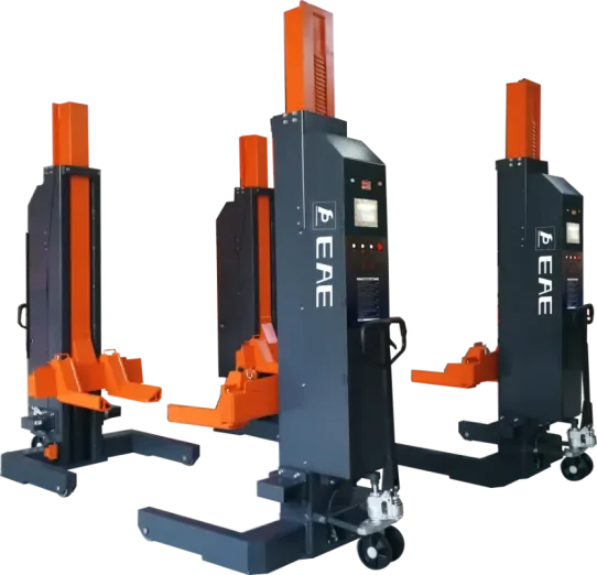 Подкатной подъемник для грузовых автомобилей электрогидравлический 48т Everlift EE-HDM86, 6 колонн