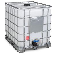 Еврокуб бу на металлическом поддоне 1000 литров Еврокуб бу на металлическом поддоне 1000 литров