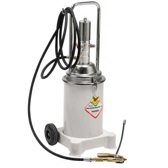 Нагнетатель смазки пневматический 13 л с защитой от давления и производительностью 1000 г/мин RAASM RAASM-68213