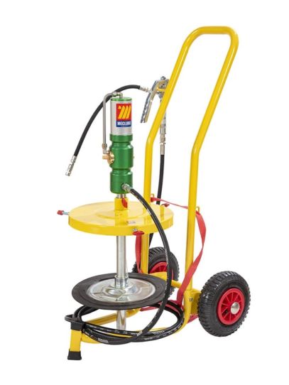 Нагнетатель смазки для бочек 18-30 л, пневматический с мобильной тележкой, Meclube 013-1108-000