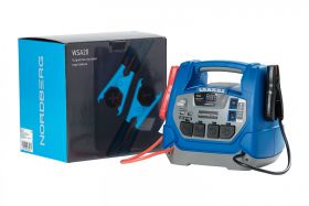 Пусковое устройство 12 В, ток пуска 1250 А, встроенный компрессор, Power Bank, Li-Ion 18 А·ч Nordberg WSA20