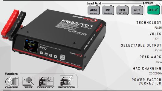 Зарядное устройство 12 В 220–240 В F150 LEMANIA ENERGY