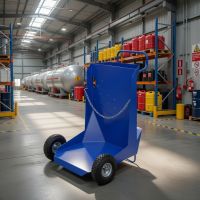 Тележка для бочек 200 кг ручная на 3 колесах для масла и смазки Pressol 17009100