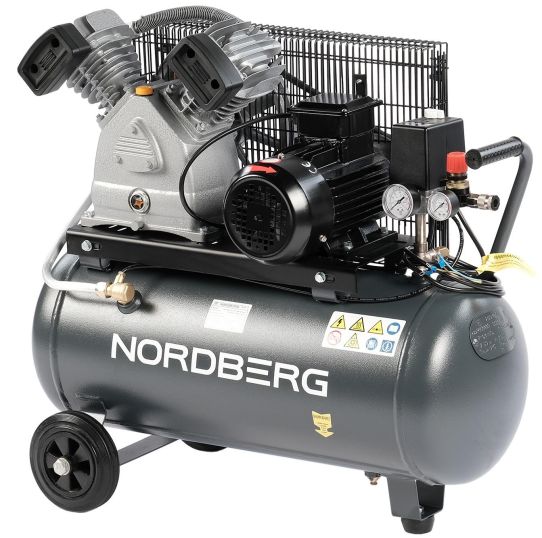 Поршневой компрессор 50 л, 420 л/м, 220В, 2.2 кВт, масляный Nordberg NORDBERG NCP50/420