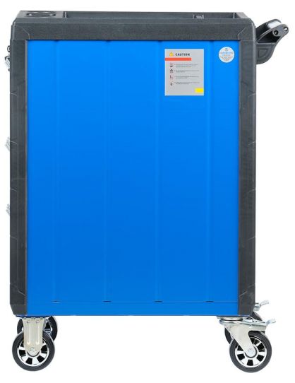 Тележка инструментальная, Nordberg T5P, 5 ящиков, с системой защиты от опрокидывания, синяя