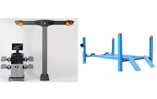 Легковой комплект для сход-развала Техносоюз до 24 дюйма TS5.5D-4L+T 7204 TAS грузоподъемность 5.5т