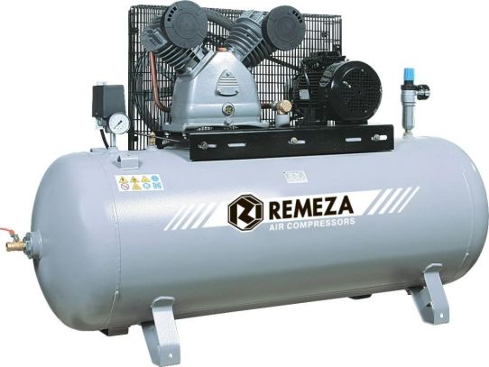 Поршневой компрессор 270 л, 880 л/м, 380В, 5.5 кВт, ременной, масляный Remeza СБ4/Ф-270.LB50-5.5