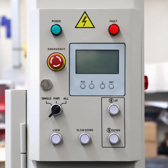 Подкатной подъемник для грузовых автомобилей и автобусов электрогидравлический 33т Maxima FC55W-6, 6 колонн