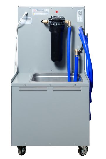 Установка для промывки и замены охлаждающей жидкости 220В с центробежным насосом 52 л/мин, ТехСтенд РС1100А