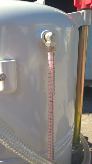Пневматическая установка для откачки масла через щуп на 90 литров Техносоюз TS-647090