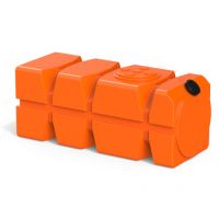 Емкость пластиковая 1000л TG1000322 (110мм, оранжевый)