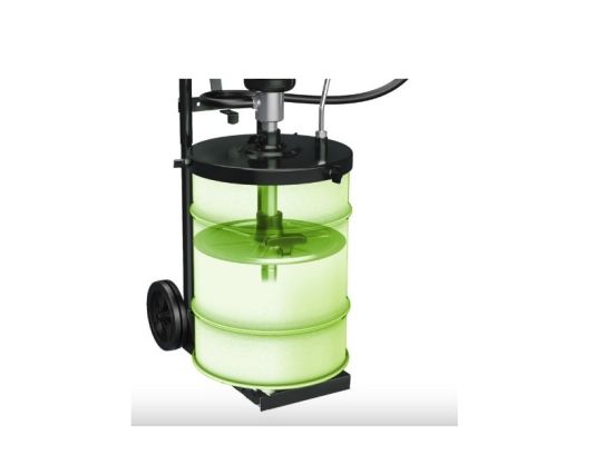 Нагнетатель смазки для бочек на 12-16 л, пневматический насос с мобильной тележкой 60:1 Piusi FK0400001