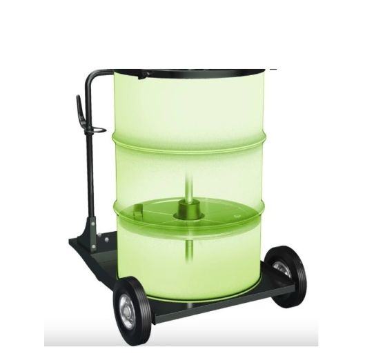 Нагнетатель смазки для бочек на 185 л, пневматический насос с мобильной тележкой, 60:1 Piusi FK0400002